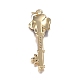 Кулоны из латуни с прозрачным фианитом ZIRC-F120-088G-2