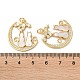 Латунные микропаве прозрачные подвески с фианитом KK-B083-34D-G-3