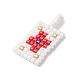 2 шт. подвески из стеклянных бусин PALLOY-MZ00246-01-4