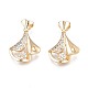Латунные микропаве прозрачные подвески с фианитом KK-N232-239-3