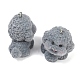 Кулоны из флокированной смолы FIND-A052-07L-2