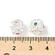 Латунные микропаве с кубическим цирконием KK-U067-01S-2