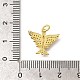 Латунные микропаве прозрачные подвески с фианитом KK-M297-04G-3