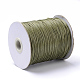 Плетеные корейские вощеные полиэфирные шнуры YC-T002-1.0mm-110-2
