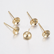 Фурнитура для сережек-гвоздиков из нержавеющей стали 304 STAS-H436-25-6mm