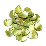 Подвески из натуральных ракушек акойя BSHE-G034-12G