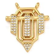 Латунные микро проложить кубического циркония подвески KK-K339-10B-01