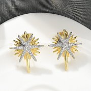 Серьги-гвоздики из циркония KK-B124-13PG