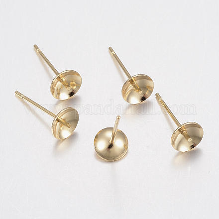 Фурнитура для сережек-гвоздиков из нержавеющей стали 304 STAS-H436-25-6mm-1