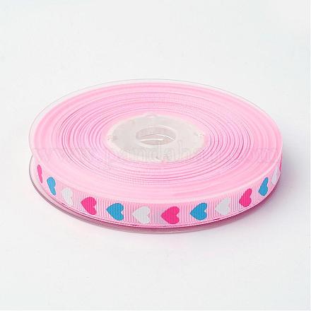 Полиэстер Grosgrain ленты SRIB-D060-9mm-01-1