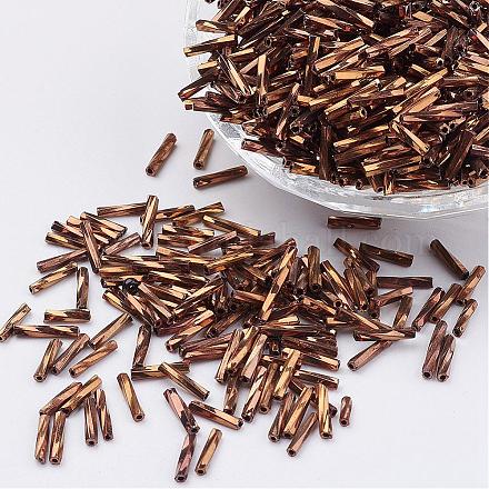 Стеклянные витые бусины SEED-E002-6mm-881#-1