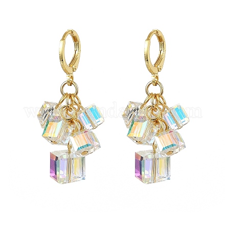 Серьги из латуни EJEW-TA00330-1