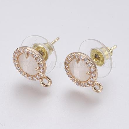 Серьги из граненого стекла GLAA-F084-B08-1