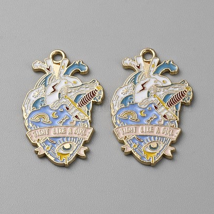 Подвески из эмали и сплава FIND-CJC0011-26A-1
