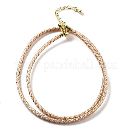 Изготовление плетеных ожерелий из полиэфирного шнура MAK-L043-03G-08-1