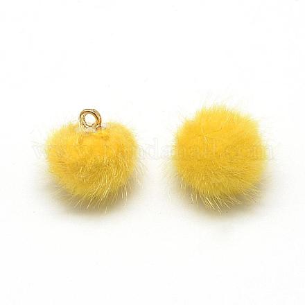 Подвески из искусственного меха норки WOVE-S084-36L-1