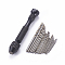 30pcs/set Micro Drill Bits Set, 0.5mm~3mm for PCB Crafts & Jewelry, 1PC Black Hand Manual Twist Drill, Black, 8.9x1.5cm