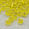 6/0 Grade A Round Glass Seed Beads, Silver Lined, Yellow, 6/0, 4x3mm, Hole: 1mm, about 4500pcs/pound