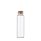 Glass Empty Wishing Bottle, with Cork Stopper, Column, Clear, 3x10cm, Capacity: 50ml(1.69fl. oz)
