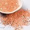 Glass Seed Beads, Peanut, Light Salmon, 5.5~6x3~3.5x3mm, Hole: 1~1.2mm, about 4000pcs/pound