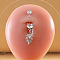 316L Surgical Stainless Steel Micro Pave Clear Cubic Zirconia Belly Rings, Stainless Steel Color, Leaf, Bar Length: 3/8