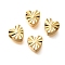 Brass Beads, Real 18K Gold Plated, Heart, 5x5x3mm, Hole: 1.6mm