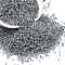 Transparent Inside Colours Glass Seed Beads, Cylinder, Slate Gray, 1.6x1.3mm, Hole: 0.8mm, about 1333pcs/10g