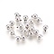 Tibetan Style Alloy Charms, Round, Cadmium Free & Nickel Free & Lead Free, Antique Silver, 8.5x6mm, Hole:1.5mm