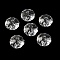 K9 Glass Imitation Austrian Crystal Beads, Faceted, Rondelle, Clear, 12x8mm, Hole: 1.2~1.5mm