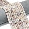 Frosted Natural Quartz Beads Strands, Rondelle, 6x2mm, Hole: 1mm, about 195~198pcs/strand, 15.35~15.55 inch(39~39.5cm)

