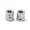 Non-Tarnish 304 Stainless Steel Bead, Column, Stainless Steel Color, 4x4mm, Hole: 2mm