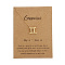 Twelve Constellations Alloy Pendant Necklaces, Golden, Gemini, 15.75 inch(40cm)