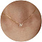 Brass Pendant Initial Necklaces for Women, Golden, Letter W, 15.75 inch(40cm)