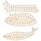 AHANDMAKER 3 Pcs Wooden Embroidery Floss Organizer, Animal Cross Stitch Thread Project Cards Thread Keeper Sewing Floss Storage Needlework Thread Holder Bobbins Carved Sorter Embroidery Kit Tool