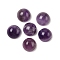 Natural Amethyst Cabochons, Half Round/Dome, 10x5mm