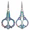 SUNNYCLUE 2Pcs Sewing Embroidery Scissors Detail Shears Vintage Sharp Tip Scissor Stainless Steel Scissors for Cutting Fabric Craft Knitting Threading Needlework Artwork DIY Tool Kit Gifts Supplies