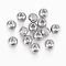 Tarnish Resistant 201 Stainless Steel Beads, Round with Ripples, Stainless Steel Color, 4x3mm, Hole: 1.5mm