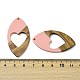 Подвески из смолы и ореха WOOD-I013-02C-3