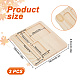 Держатель для заметок из дерева WOOD-WH0001-07B-2