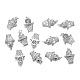Кулоны из латуни с прозрачным фианитом ZIRC-F120-034P-4