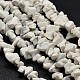 Чип естественно Howlite бисер пряди X-G-N0134-11-1