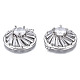 Латунные подвески с фианитами ZIRC-S069-006P-3