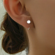 Серьги с подвесками из платиновой латуни OJ3480-2-2