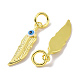 Настоящие кулоны из латуни KK-L209-035G-01-2