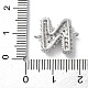 Латунные микро-паве кубические цирконии буквы соединения KK-I717-04N-P-3