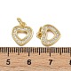 Латунные микро проложить кубического циркония подвески ZIRC-I367-04G-10-3