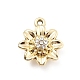 Подвески из сплава и страза FIND-U026-22G-1