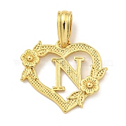 Подвески сердце латуни KK-I714-04G-N