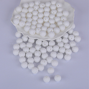 Круглые силиконовые фокусные бусины SI-JX0046A-29