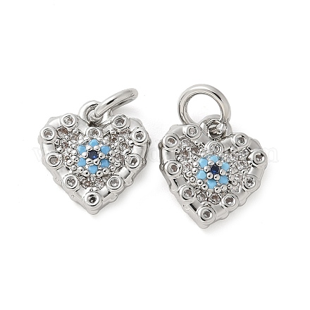 Латунные микро проложить кубического циркония подвески KK-U056-34P-1